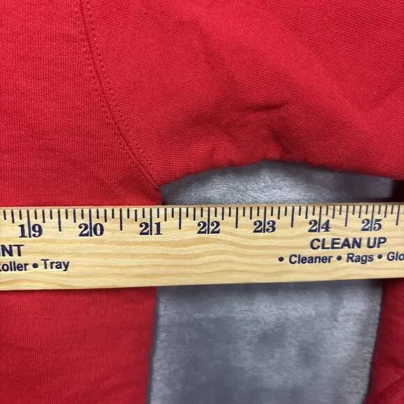 Champion Ole Miss Rebels Red Sweatshirt Crewneck Pullover Size Medium - Picture 7 of 7